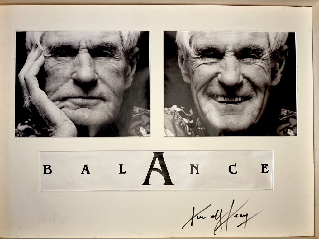 1 of 7 Artist Proofs/mockups of the Timothy Leary Balance poster